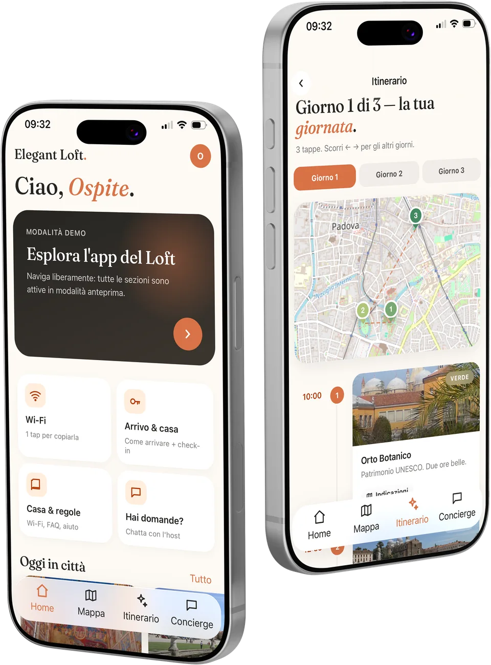 Anteprima Welcome App